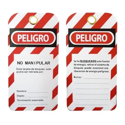 Tarjetas de Bloqueos Loto en Español