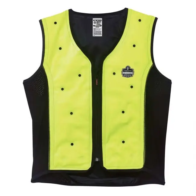 Chill-Its 6685 Dry Evaporative Cooling Vest - Zipper Closure  L