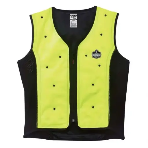 [ERG-12674] Chill-Its 6685 Dry Evaporative Cooling Vest - Zipper Closure  L