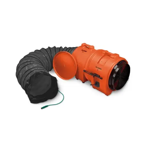  16″ Axial Explosion-Proof (EX) Plastic Blower w/ Canister & Ducting