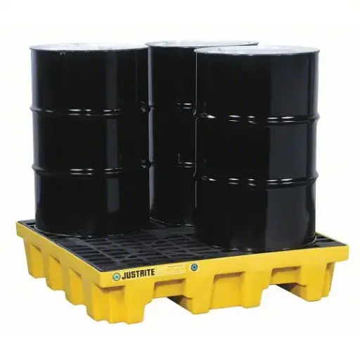 [JST-28634] PALLET  ALTO 4 BARRILES - EcoPolyBlend™, AMARILLO 